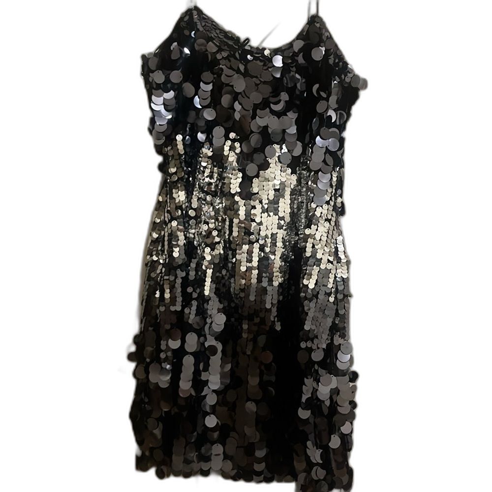 THIRTY/THIRTY OMBRÉ SEQUIN MINI DRESS